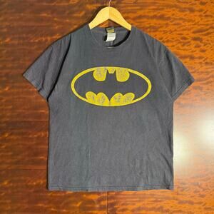 Y2K Mens Batman Warner Bros Faded Tee M